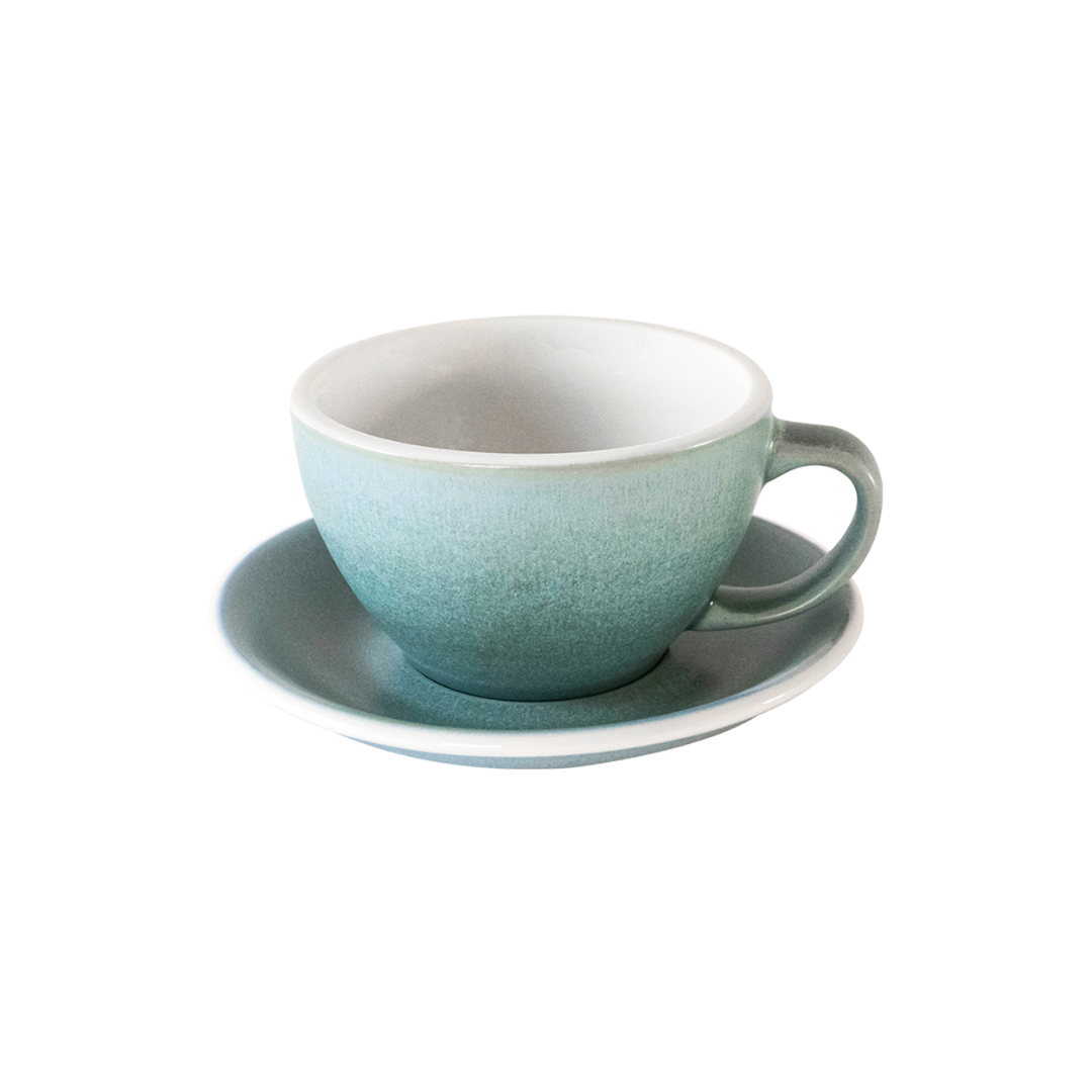Egg 300ml Latte Cup & Saucer Set (Nature Series)