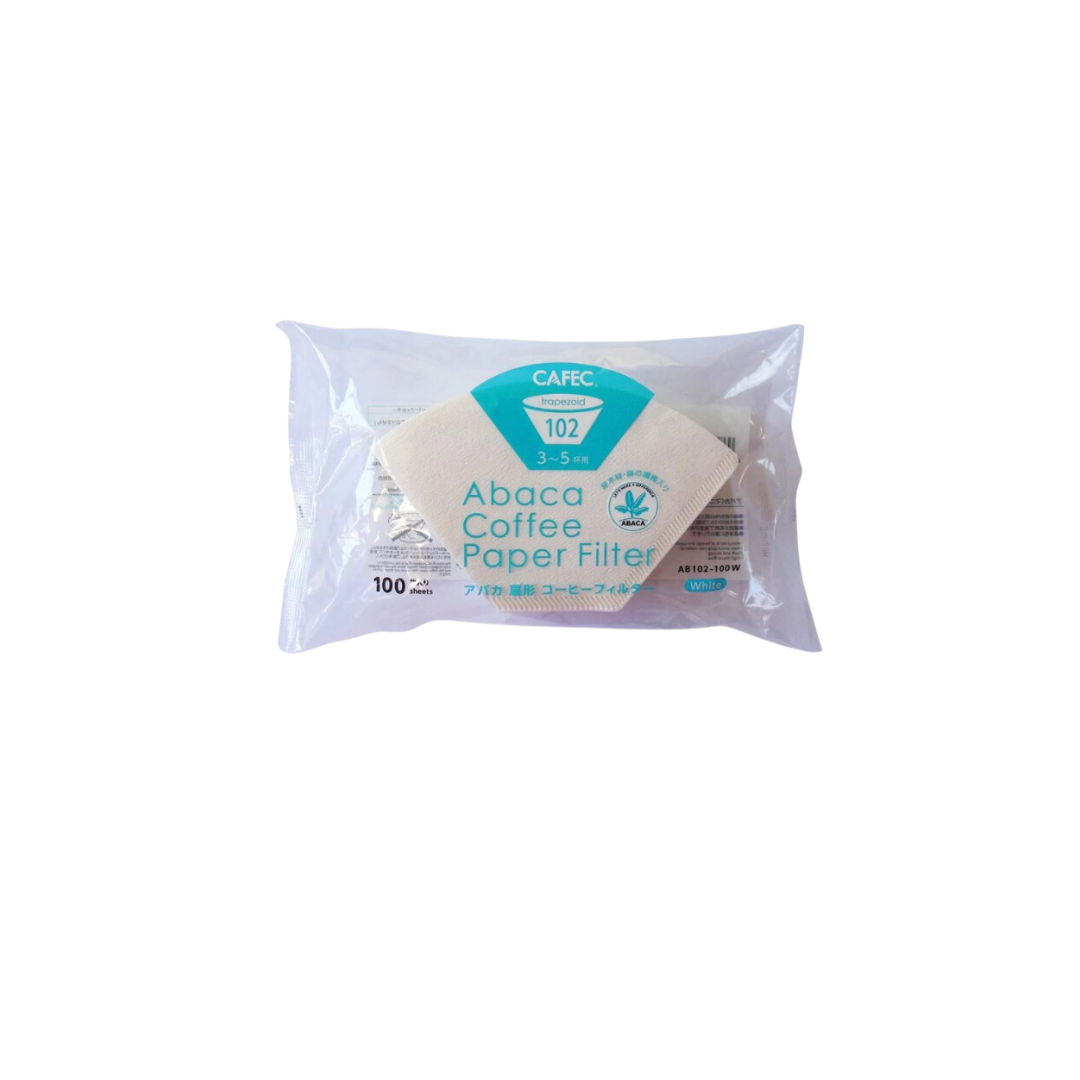 Cafec Abaca Trapezoid AB-102 Filter Papers CMCR Common Man Coffee Roasters Singapore