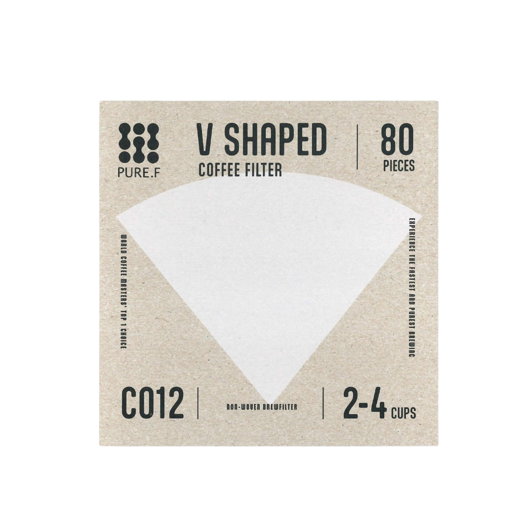 Pure.F V-Shaped Non Woven Filter Papers (4 Cups) - C012