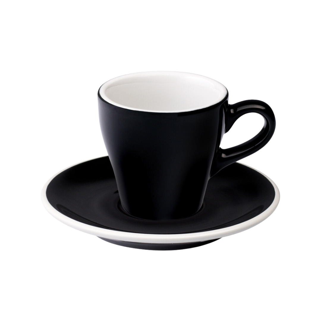 Tulip 80ml Espresso Cup & Saucer Set