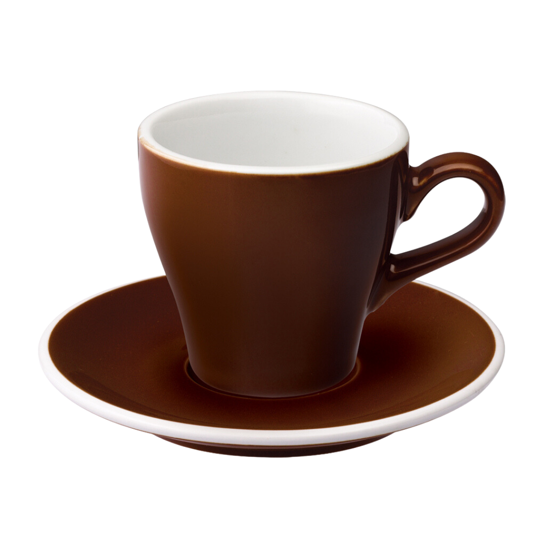 Tulip 180ml Cappuccino Cup & Saucer Set