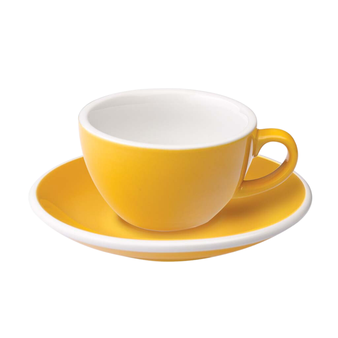 Egg 150ml Flat White Cup & Saucer Set