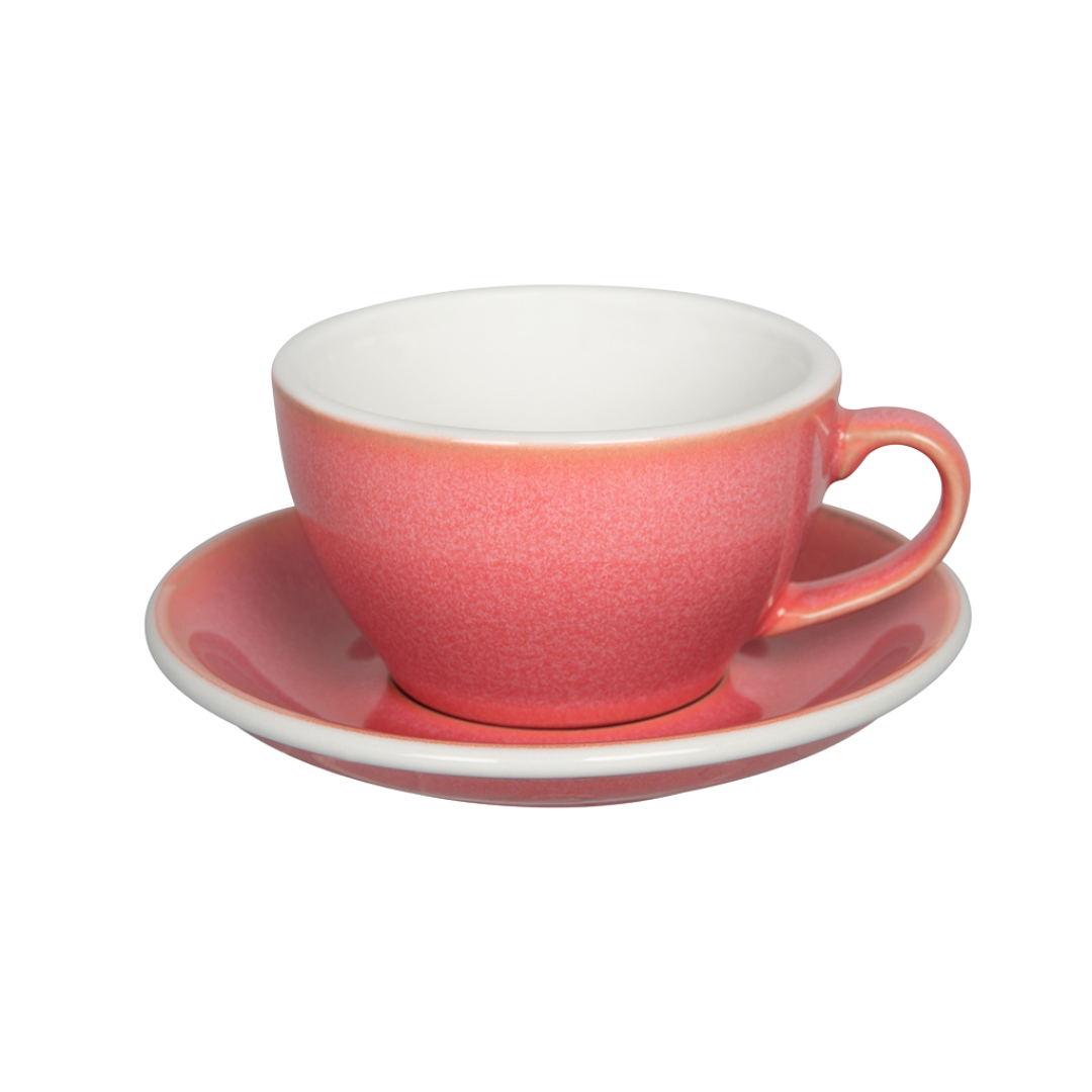 Egg 250ml Cappuccino Cup & Saucer Set (Potters Colours)
